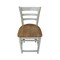 International Concepts Emily CounterHeight Stool, 24" Seat Height, Hickory/Stone S41-6172 - alternate 6